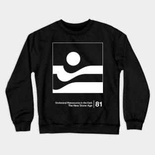 The New Stone Age / Minimal Style Graphic Artwork Design Crewneck Sweatshirt